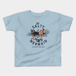 The Salty Mermaid Dive Bar & Fish Shack Kids T-Shirt